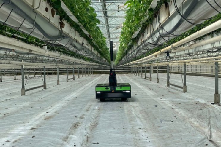UV-C-robot voor kassen zonder rails beschikbaar UV-C-robot voor kassen zonder rails beschikbaar