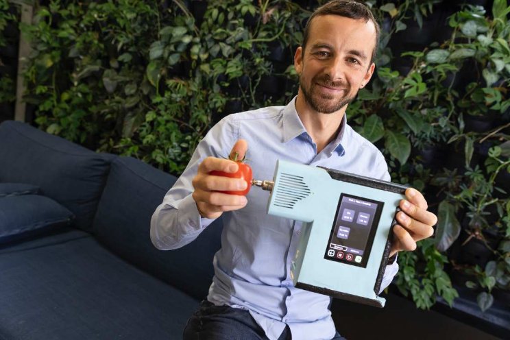 Revolutionaire sensor test product met microgolven Revolutionaire sensor test product met microgolven
