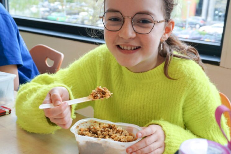 Kinderen leren waar hun eten vandaan komt Kinderen leren waar hun eten vandaan komt